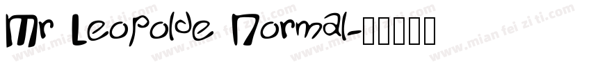 Mr Leopolde Normal字体转换